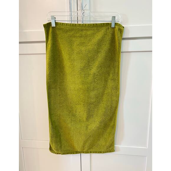 Set Vintage FIELDCREST Coordinated Fashions Hand & Bath Towels Avocado Green MCM - Picture 7 of 9